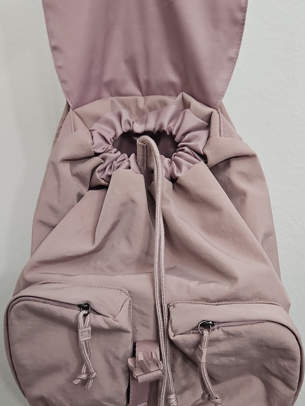 Dusty Pink Women's Backpack - Minimal Everyday Bag - Picture 4 of 7